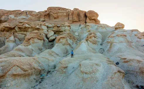 Al Qarah Mountain rock formations at Al Ahsa Oasis, Hofuf, Saudi Arabia.