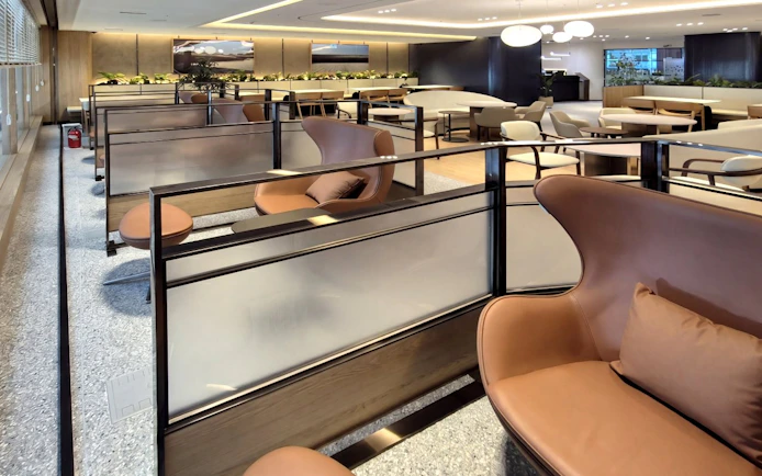 Skyhub Lounge seating area, East Wing, Terminal 1, Incheon International Airport.
