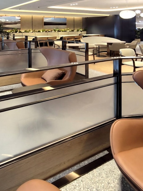 Skyhub Lounge seating area, East Wing, Terminal 1, Incheon International Airport.