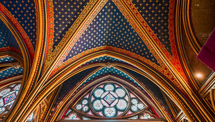 Stained Glass windows at Lower Chapels in Sainte Chapelle