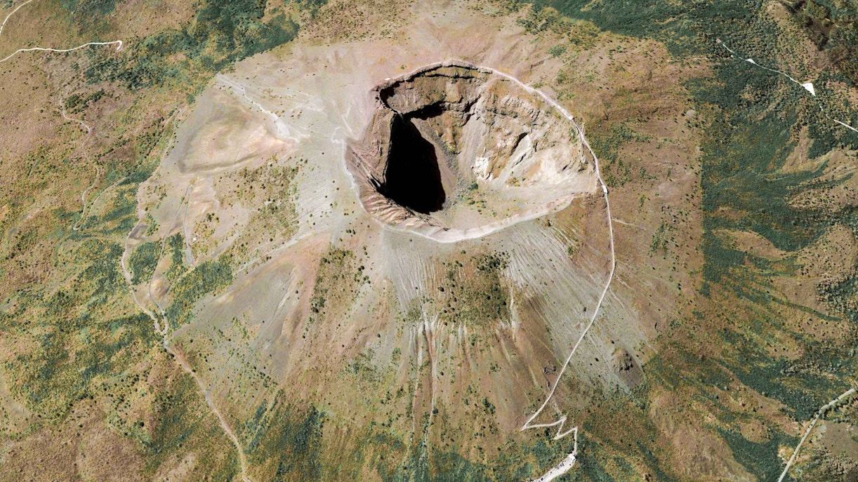 Formation of Mount Vesuvius Crater