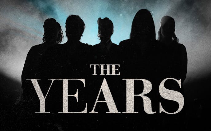 Silhouettes of five people with "The Years" text in bold letters.