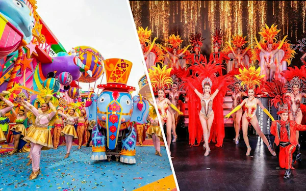 Combo: Simon Cabaret Show & Carnival Magic Experience Package 
