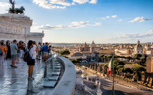 complejo del vittoriano y experiencia en la terraza panorámica con audioguía-1