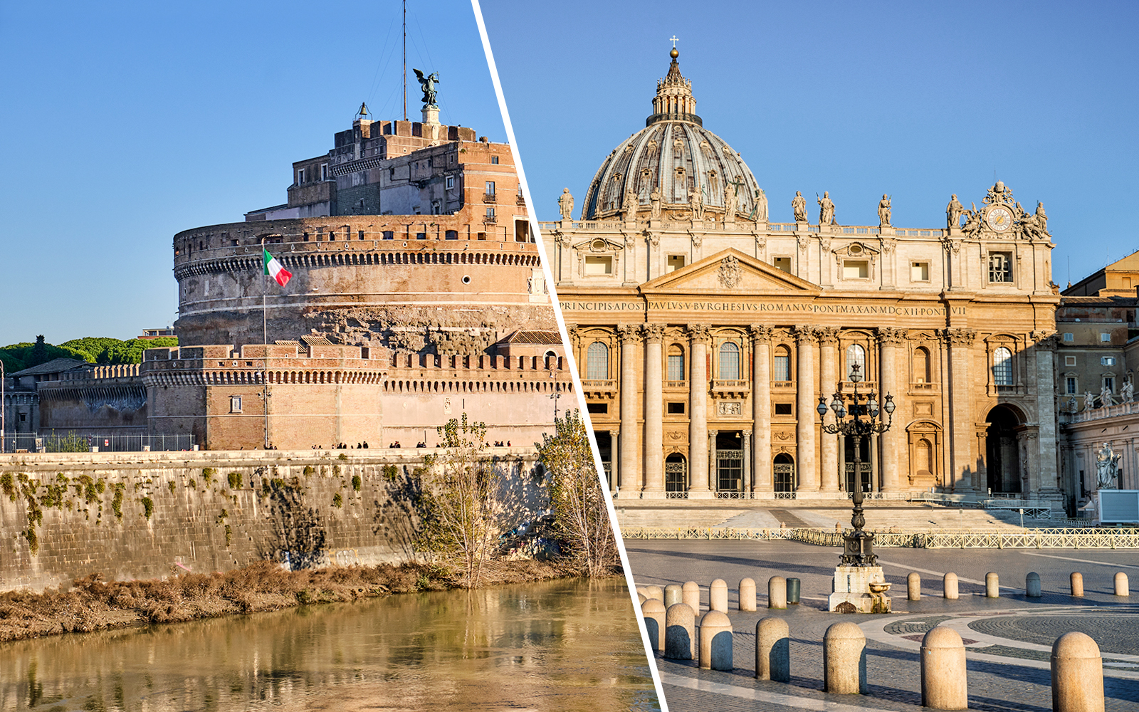 Combo (Save 5%): Castel Sant'Angelo + St. Peter's Basilica Guided Tour