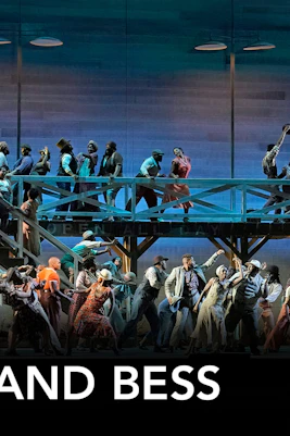 Performers on stage during "Porgy and Bess" at the Metropolitan Opera.