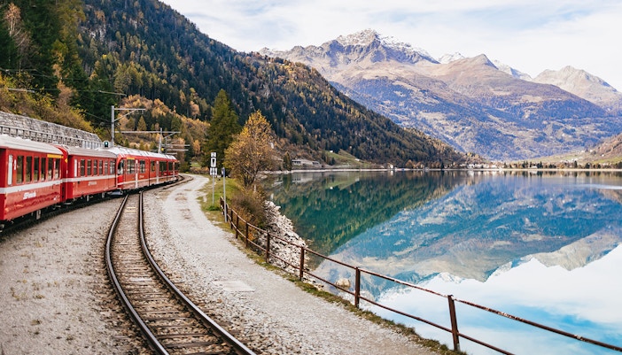 Train at St. Moritz