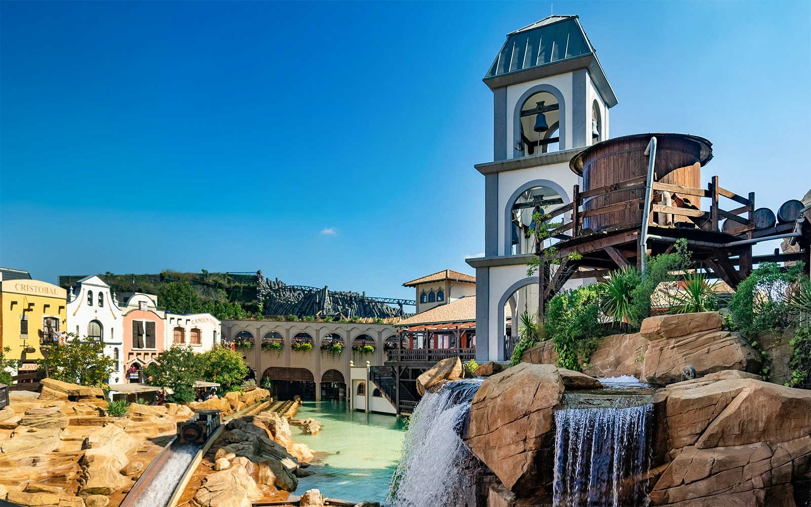 Phantasialand theme park in Bruhl