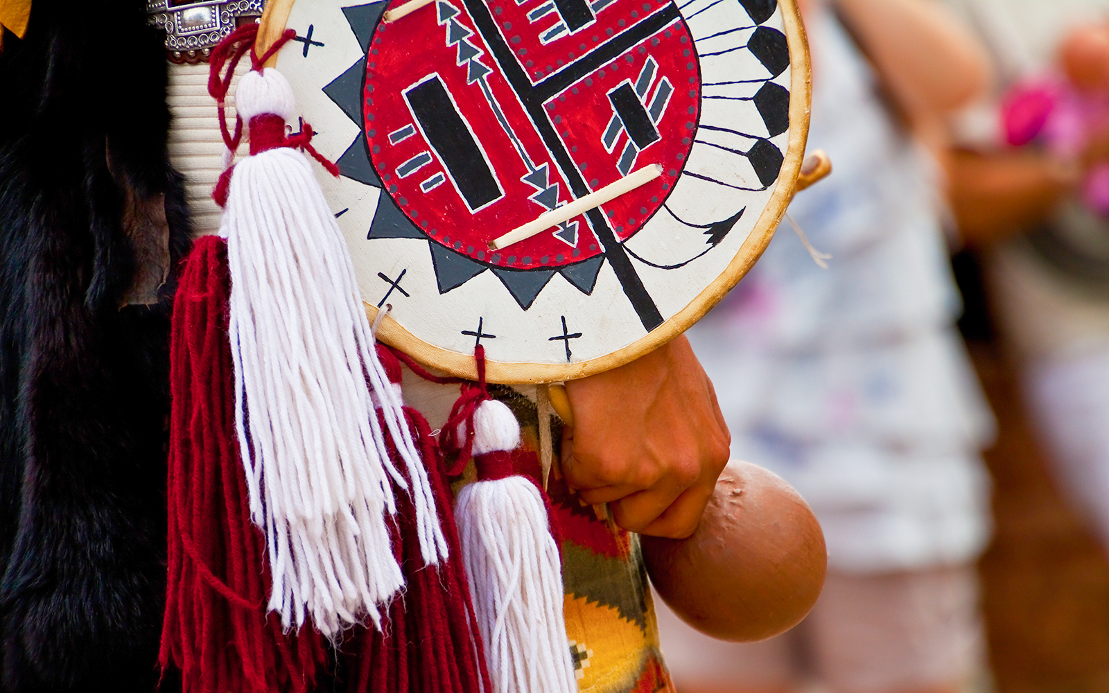 Indigenous tribes' traditional dance performance at Grand Canyon.