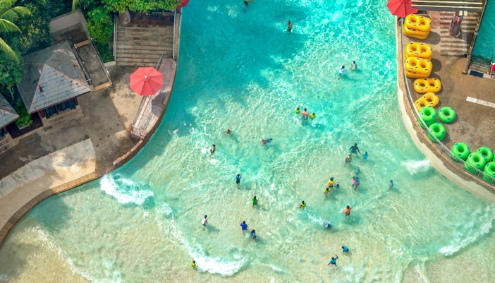 Wave Pool Aqualava Water Park