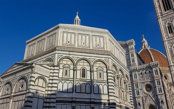 Florence's Baptistery and Cathedral on Medici’s Mile tour.