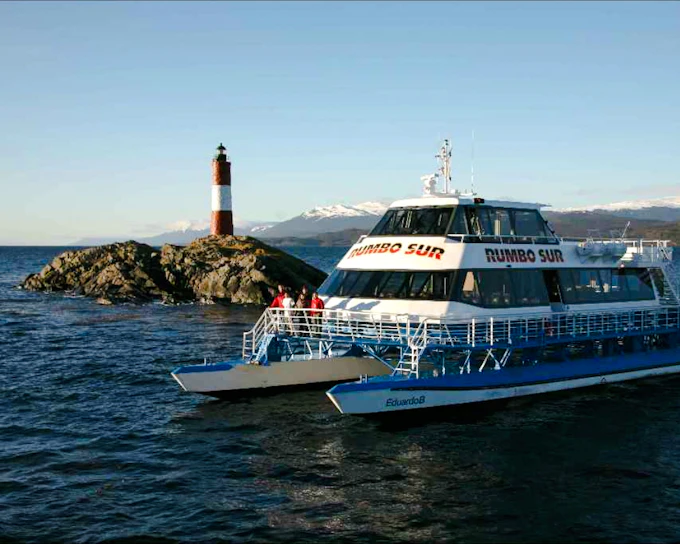 Ushuaia Beagle Channel Cruise to Les Eclaireurs Lighthouse and Bridges Islands Landing