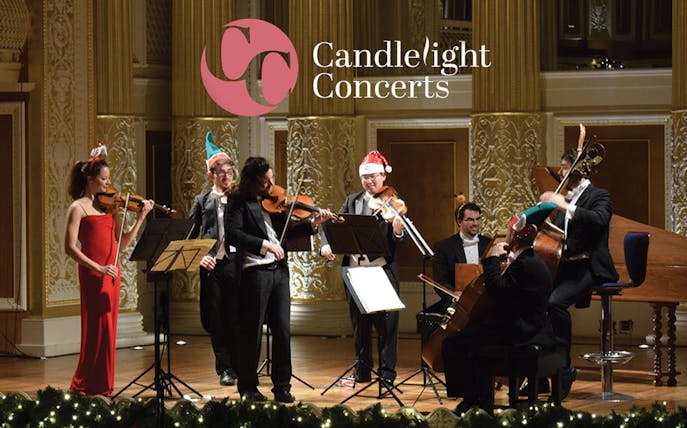 Musicians performing at Viennese Christmas Spectacular by Candlelight concert.