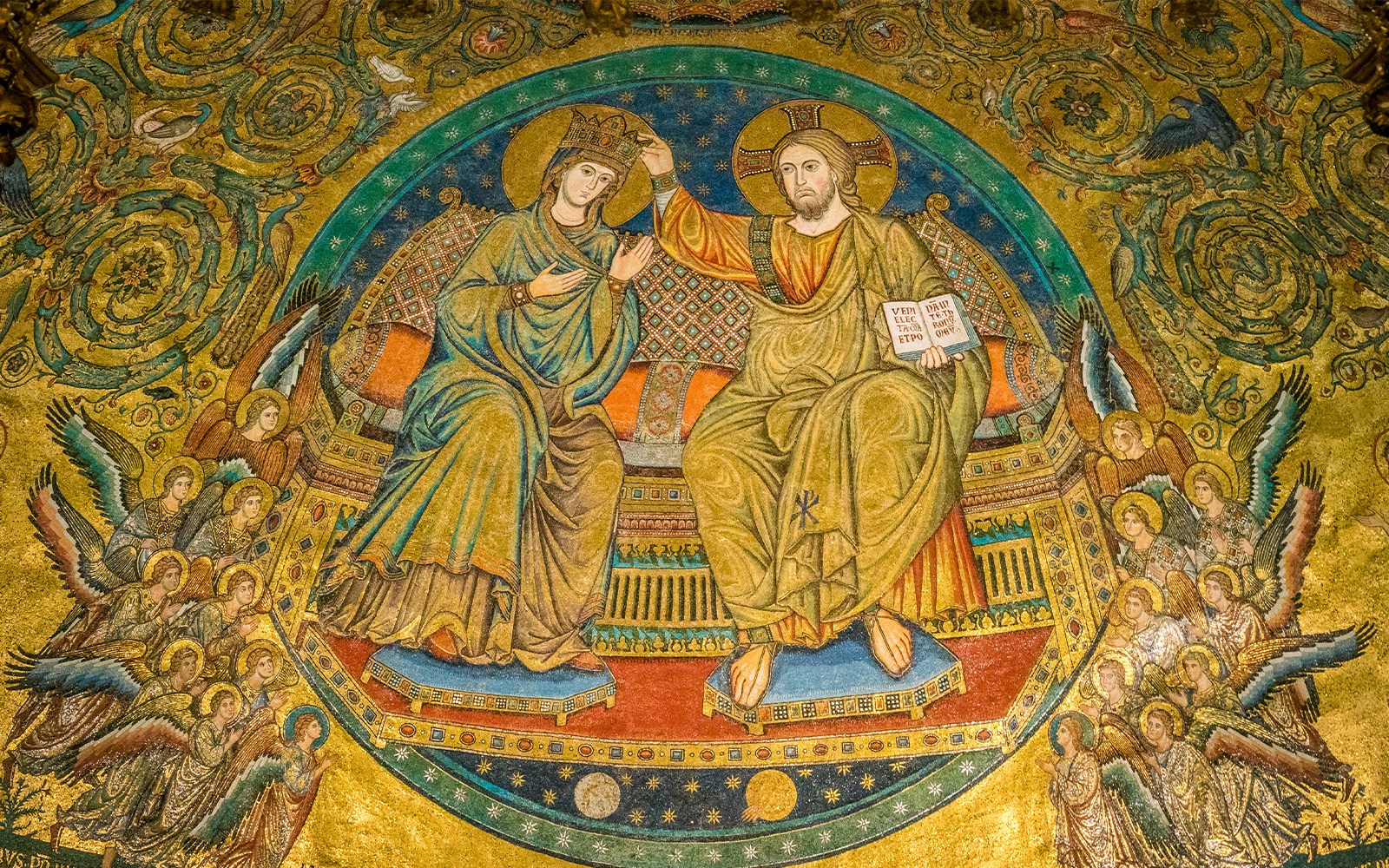 mosaic at basilica of st mary major