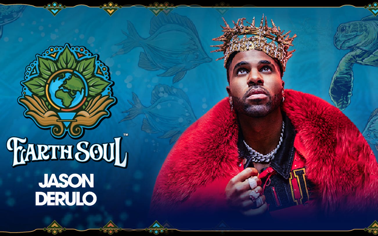 Earth Soul event poster featuring performer at Coca-Cola Arena