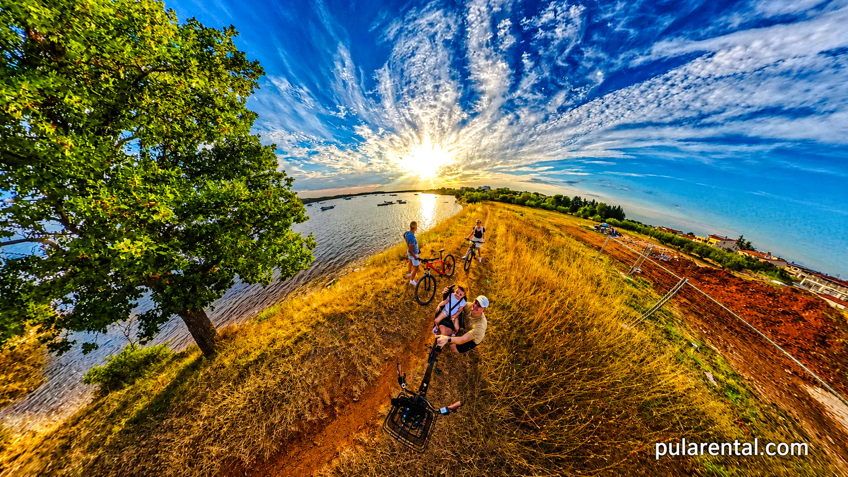 medulin sunrise guided bike tour with coffee-1