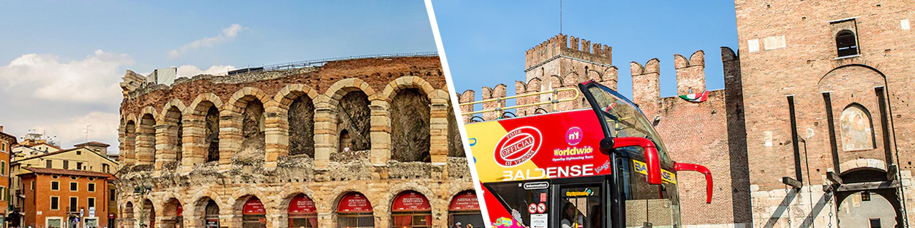 Combo: Verona Card + Verona Hop-On Hop-Off Bus Tour