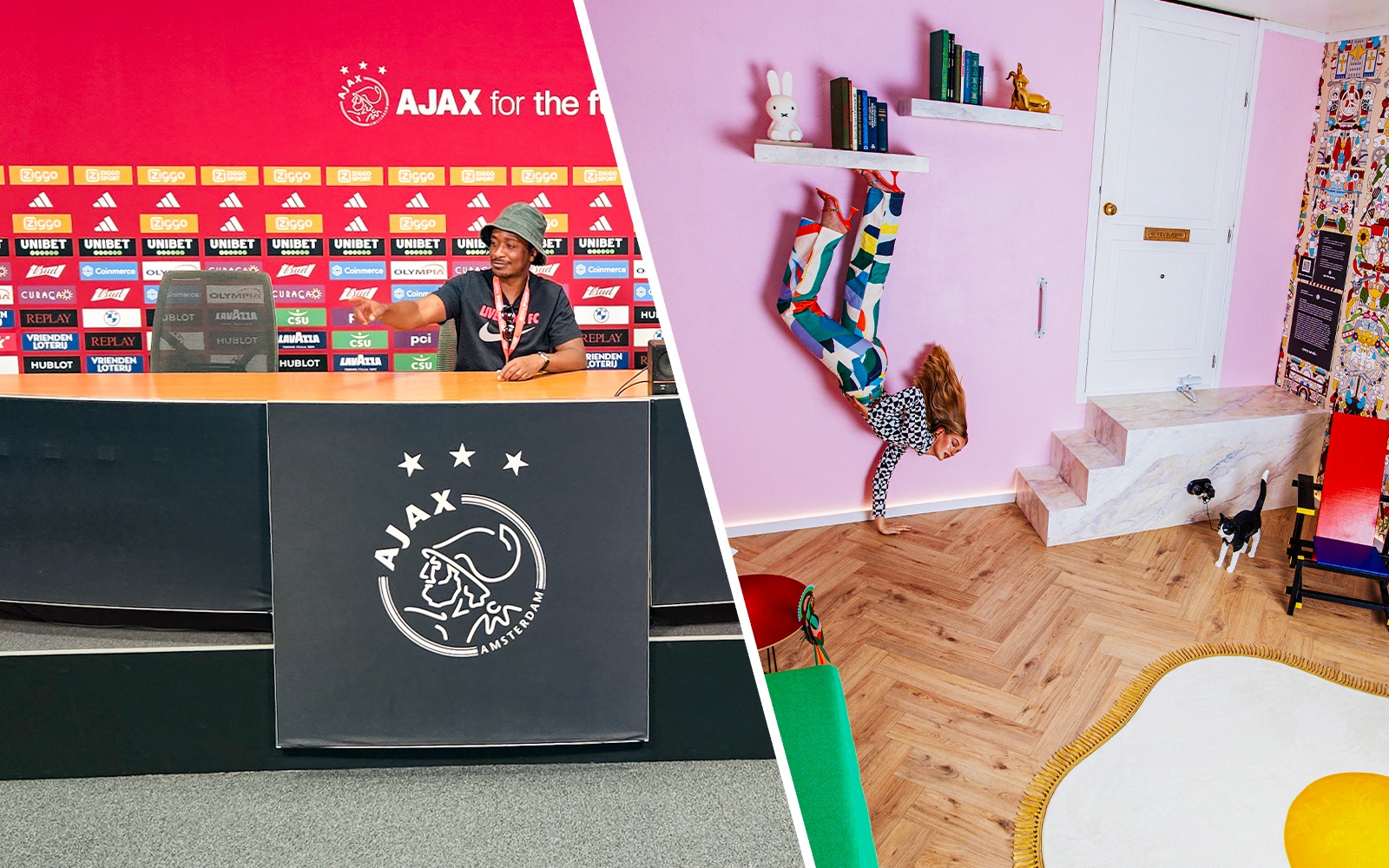 Press conference room at Johan Cruijff ArenA during Classic Tour.