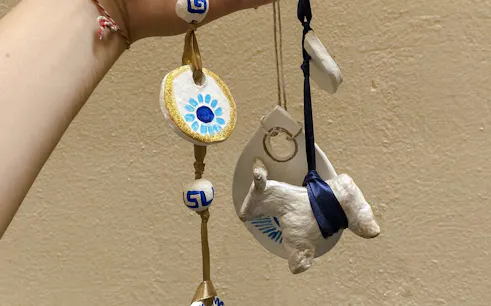 athens evil eye ceramic charm-making workshop-1