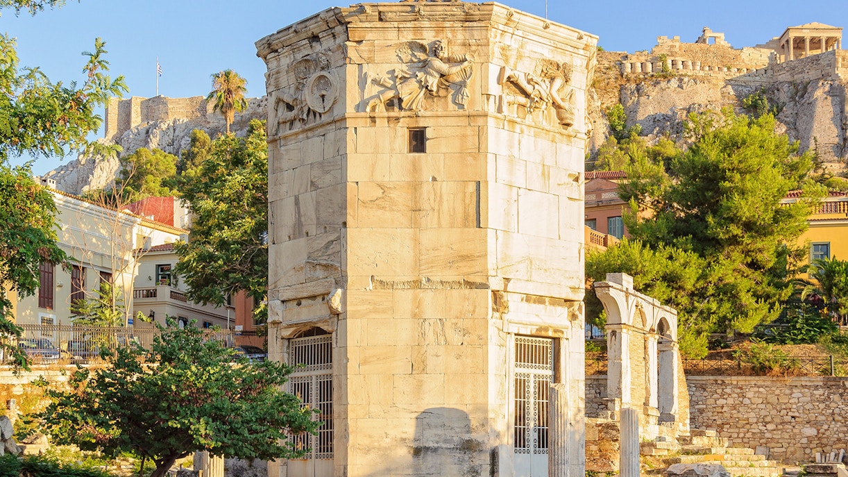 Visitor tips at Ancient Agora