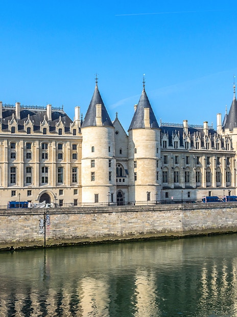 Conciergerie Paris historic building along the Seine River.