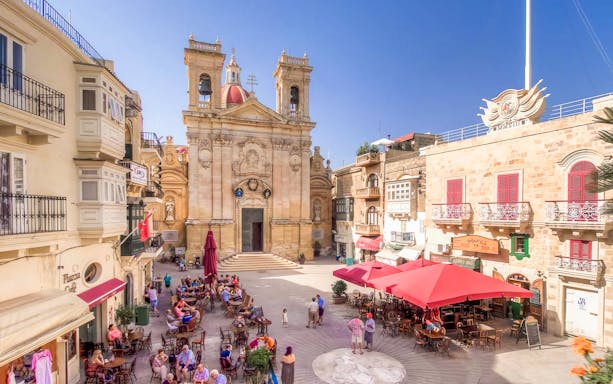 Victoria Sqaure Church - Bus Tour of Gozo