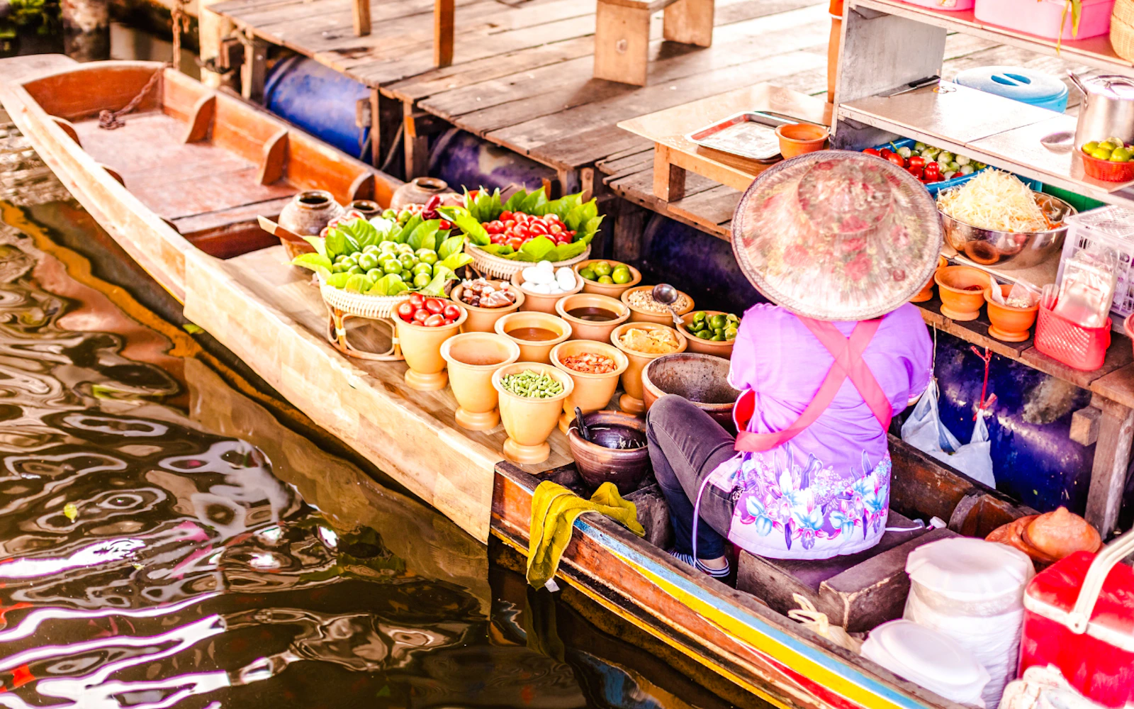 From Bangkok: Maeklong Railway Market, Damnoen Saduak Floating Market & Ayutthaya Small-Group Tour Image 5