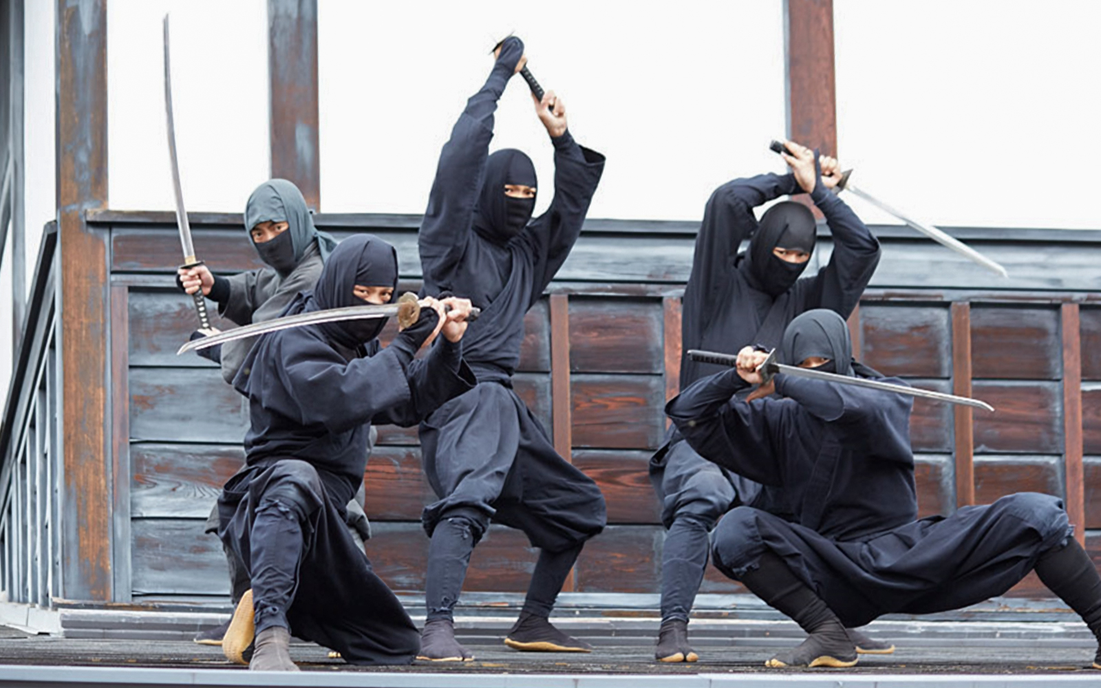 Ninja performance at Edo Wonderland