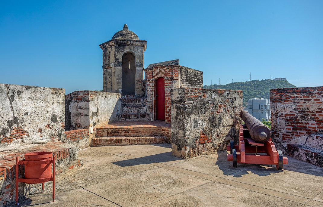 Castillo de San Felipe de Barajas in Cartagena