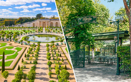 La Flottille Garden Restaurant + Full Access Ticket to Versailles Palace
