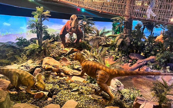 Dinosaurs exhibit at Petrosains, The Discovery Centre in Kuala Lumpur.