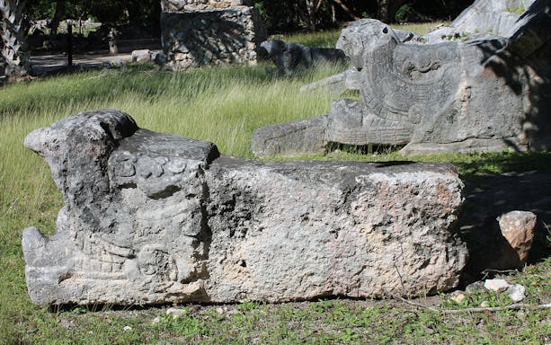 Tulum ruins overlooking the Caribbean Sea on World Wonder Discovery Guided Tour.