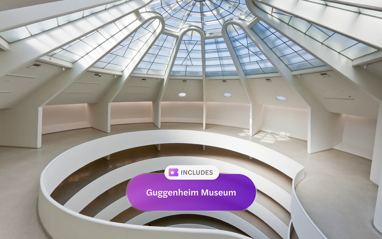 Guggenheim Museum interior with skylight, part of New York C3® by CityPASS®.