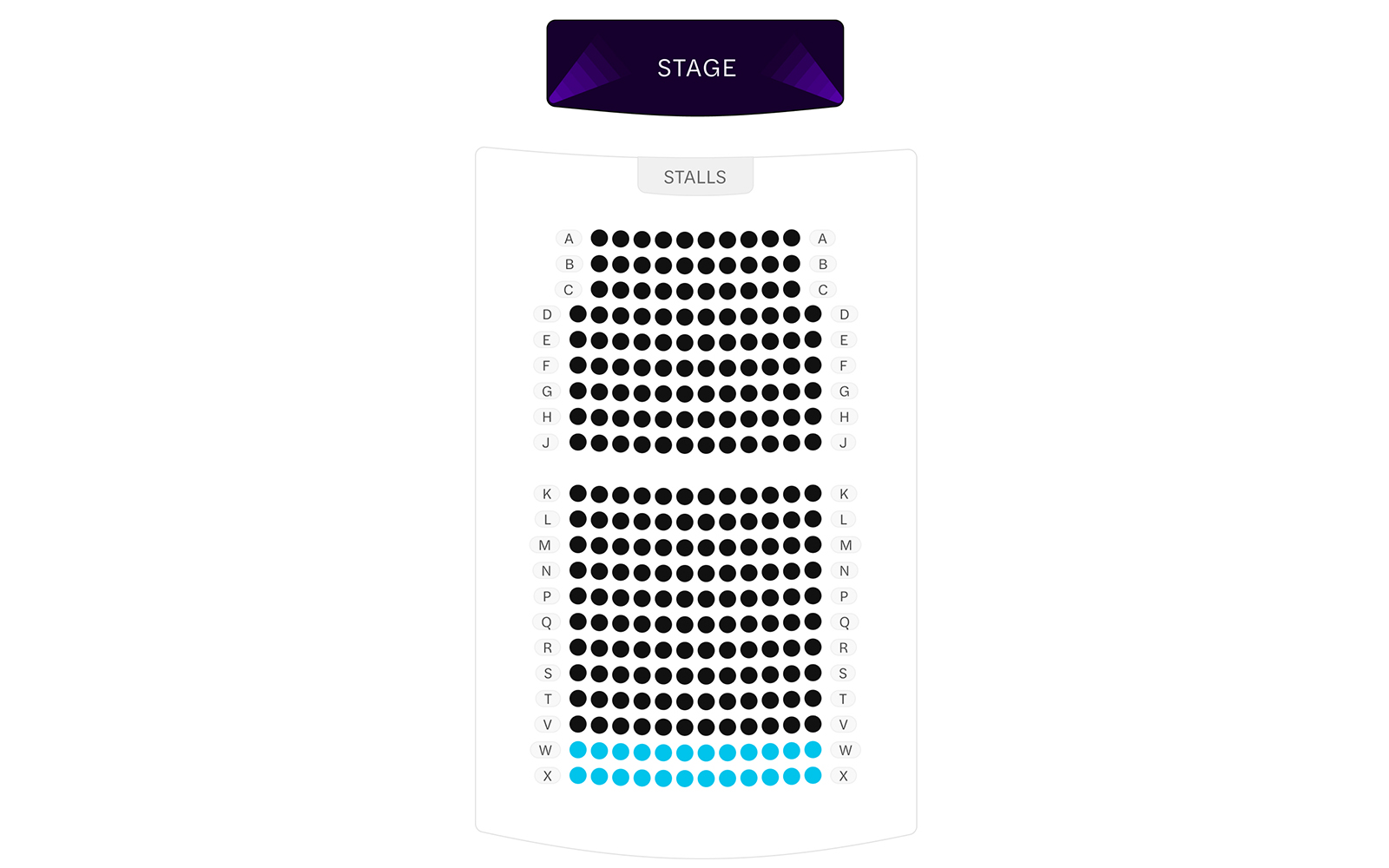 Charing Cross Theatre Stalls