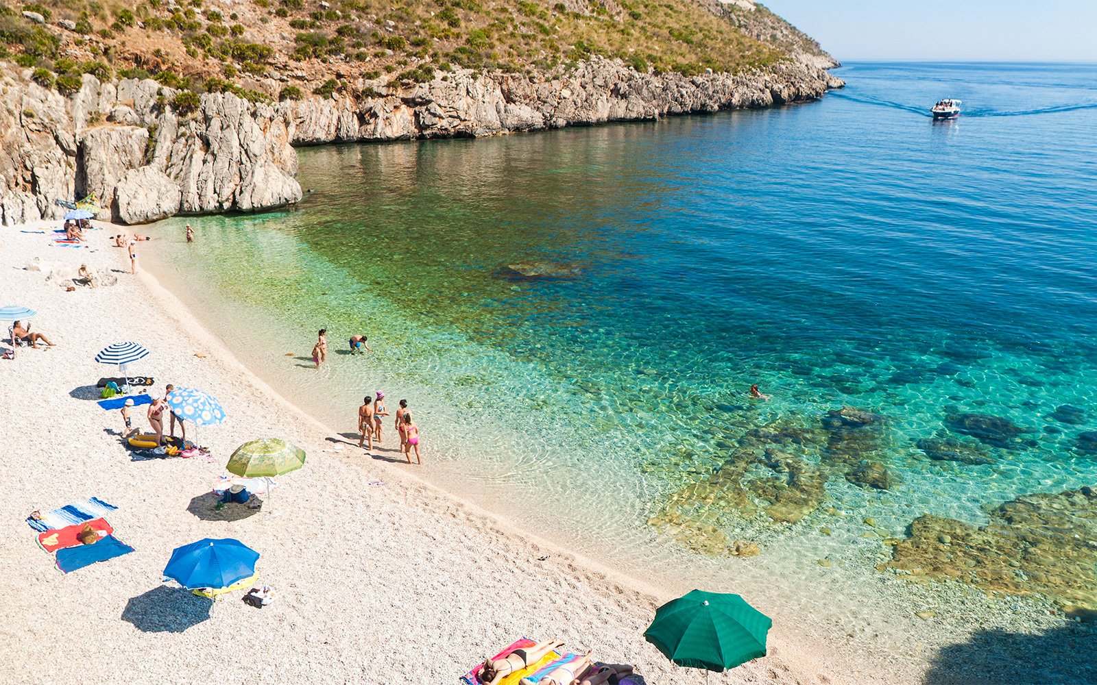 Cala Tonnarella dell'Uzzo Beach, San Vito Lo Capo