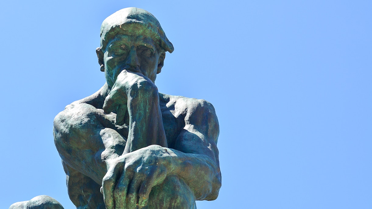 The Thinker by Auguste Rodin