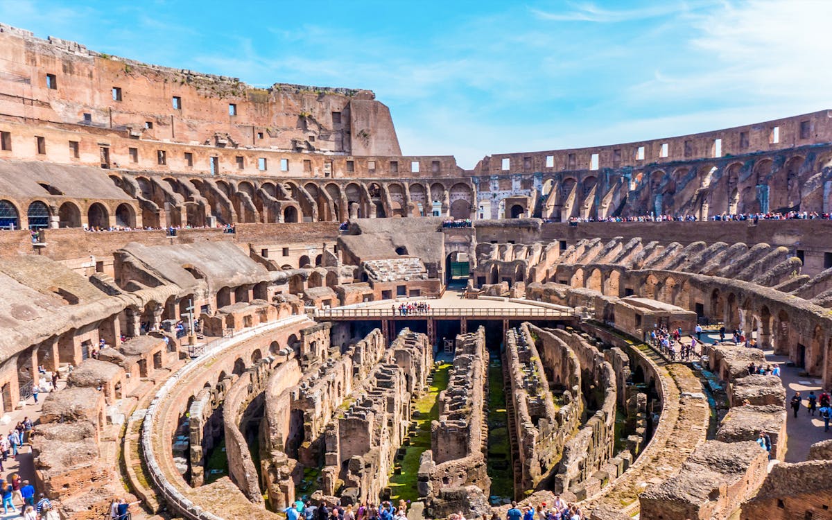 inside the colosseum