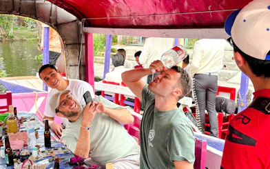 Xochimilco Trajinera Boat Tour with Pulque and Mezcal Tasting