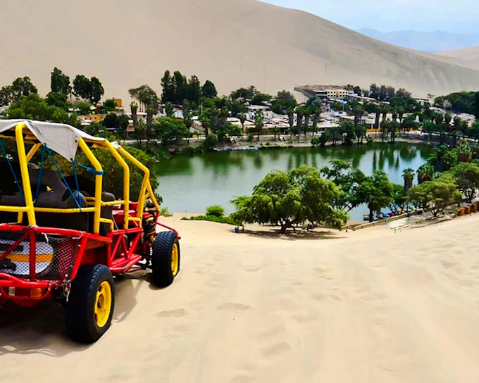 From Lima: Paracas, Ica & Huacachina Oasis Day Trip with Dune Buggy & Sandboarding