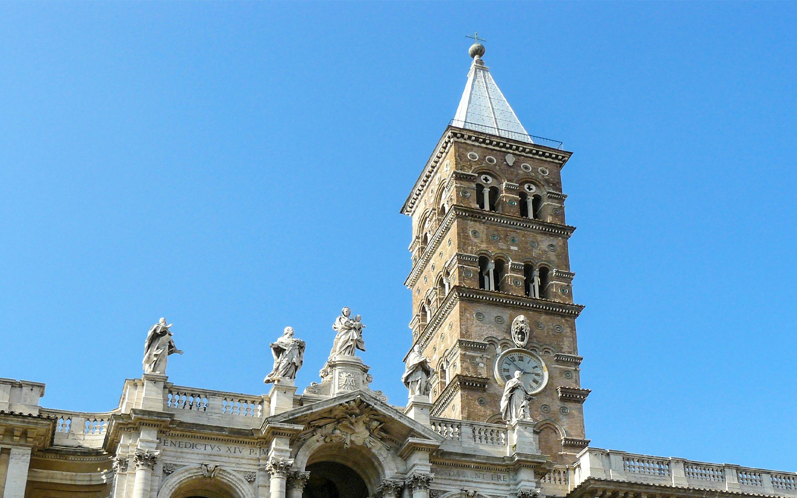 bell tower of basilica of st mary major