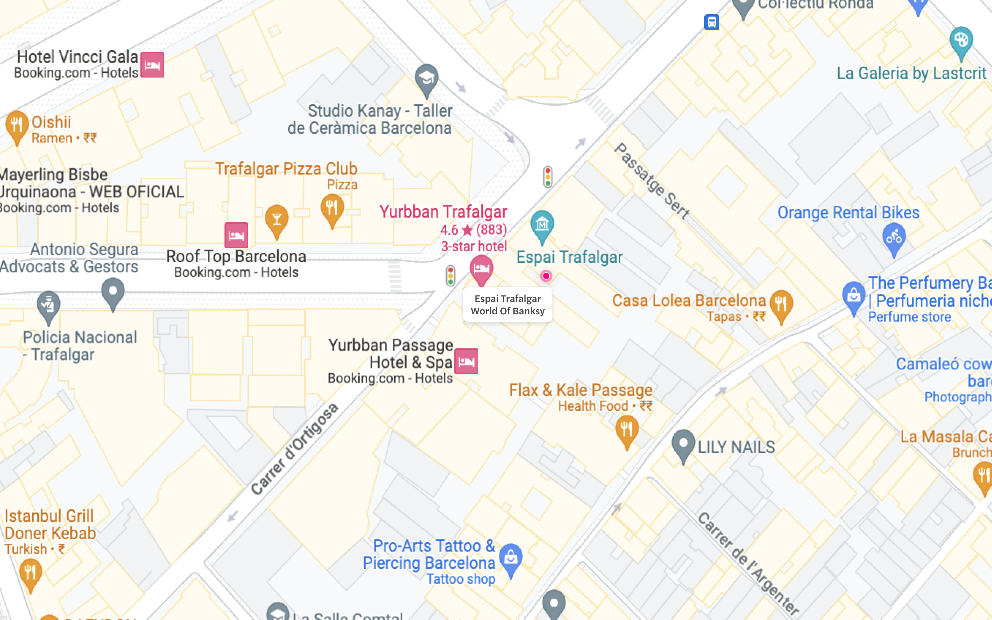 World of Banksy Barcelona - Location