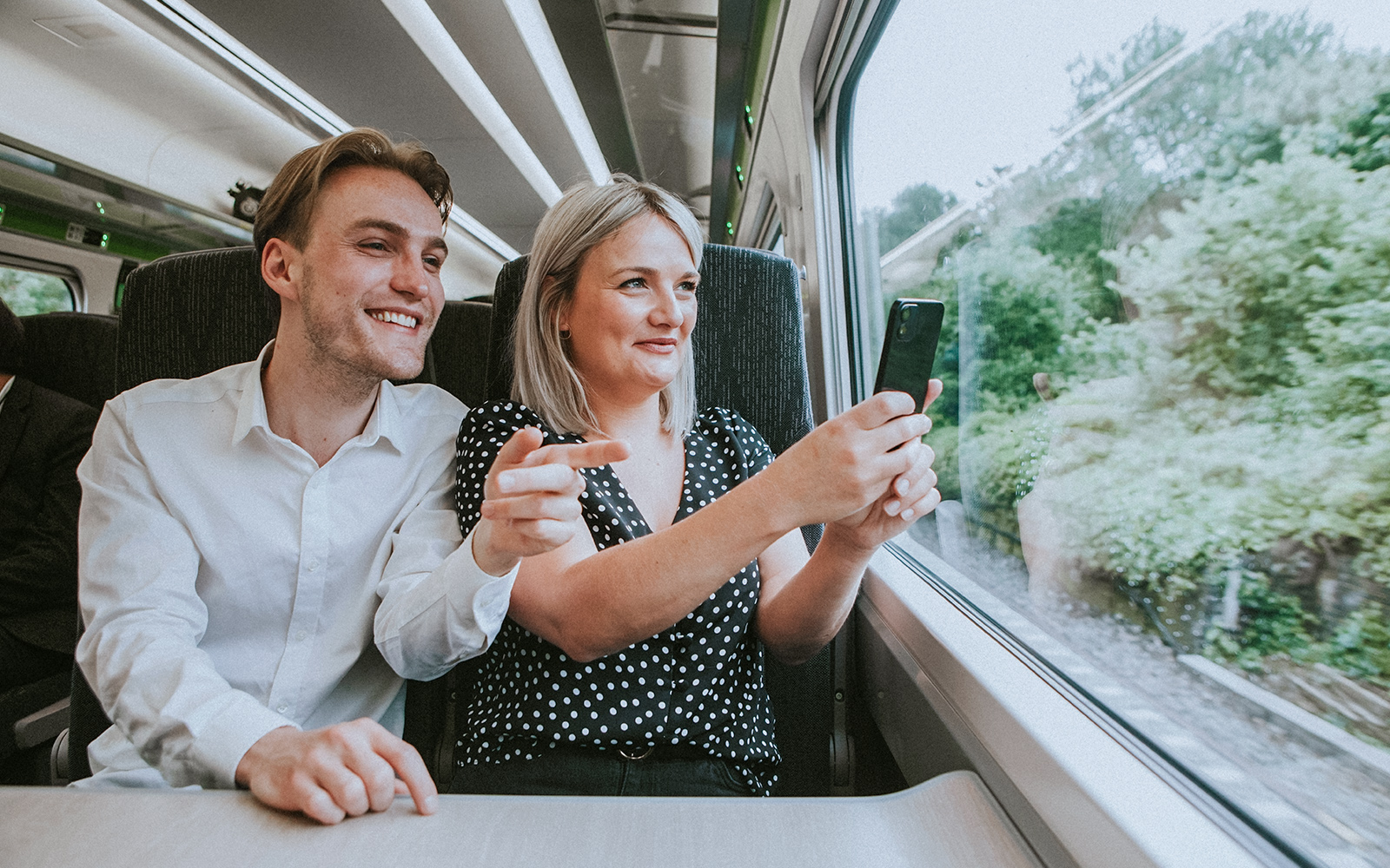 Passengers on the train