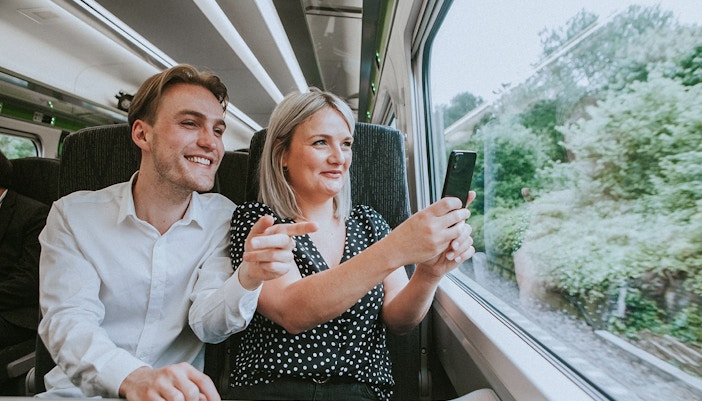 Passengers on the train