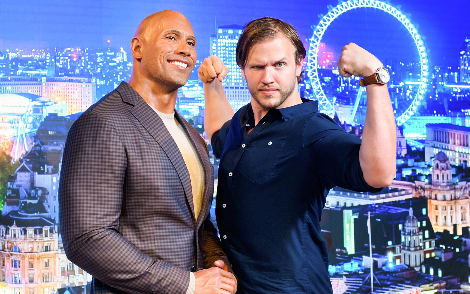 Dwayne “The Rock” Johnson at Madame Tussauds