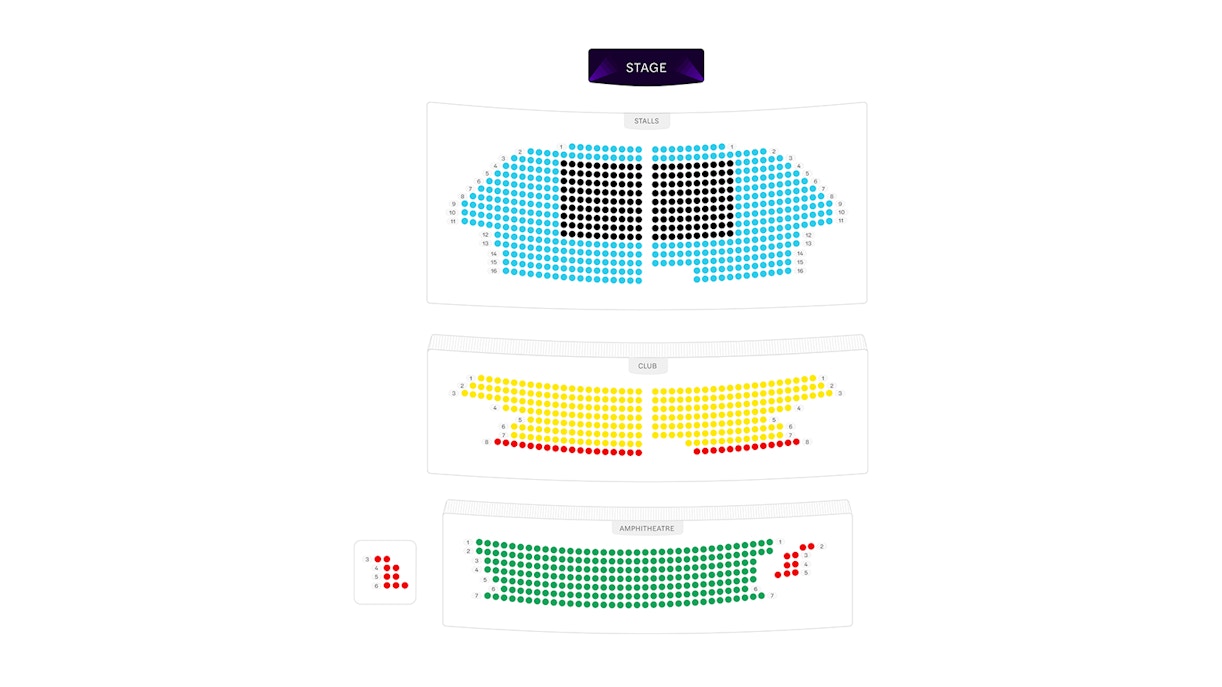 Rialto Theater Seating Map