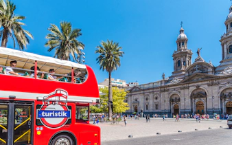 santiago hop-on hop-off otobüs turu: 2 güzergâh + cerro san cristóbal teleferiği ve santa carolina şarap turu-2