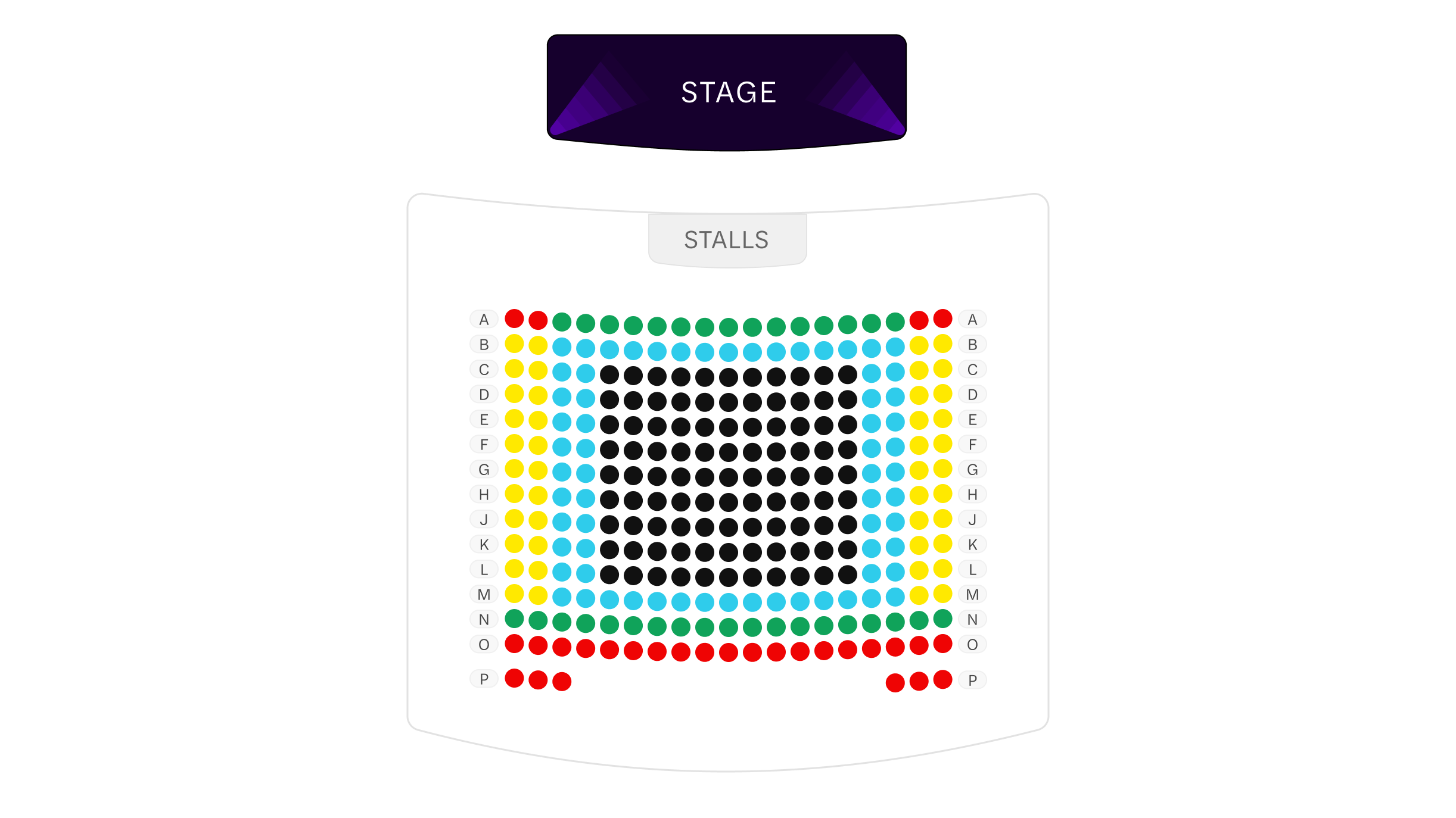 Marylebone Theatre Seating Plan