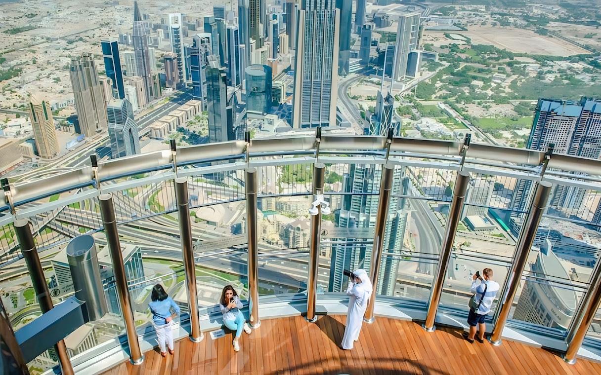 tickets to burj khalifa at the top: level 124 & 125 with meal at rooftop at the burj club-2