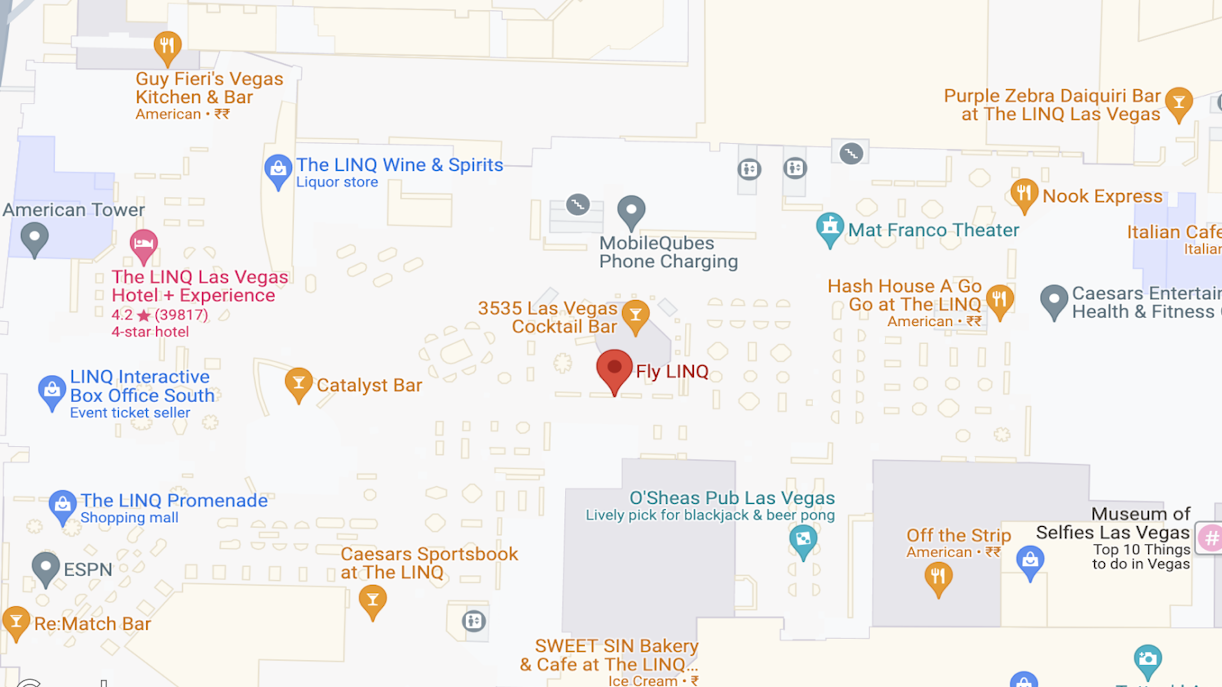 Fly LINQ Zipline Las Vegas tickets