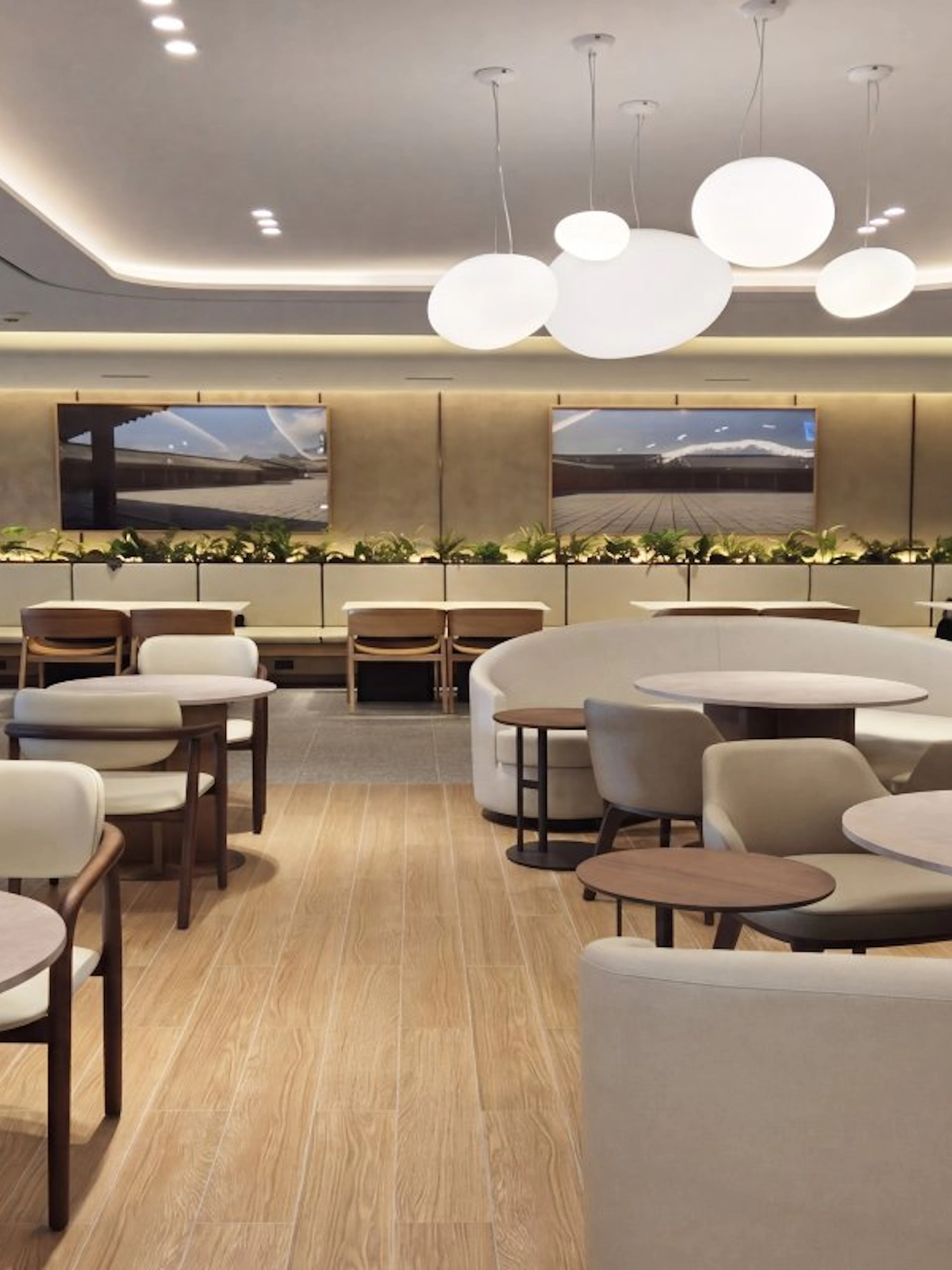 Skyhub Lounge seating area, East Wing, Terminal 1, Incheon International Airport.